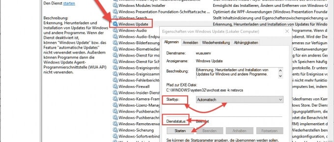Windows Dienste