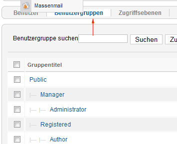 Benutzergruppen