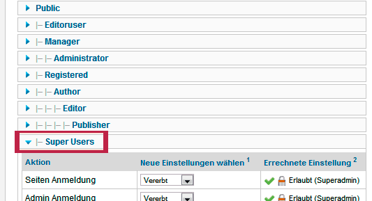 Super Users in Joomla! 1.7