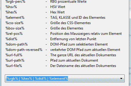 Statusleisten-Format